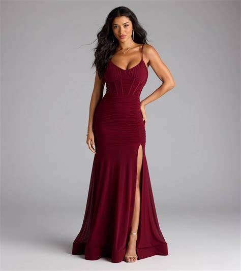 Prom Dresses Burgundy