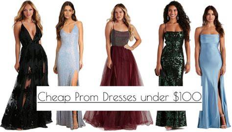 Prom Dresses Under 100