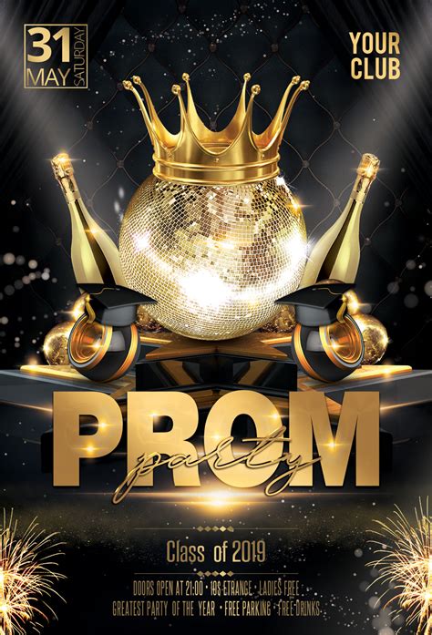 Prom Flyer Template Free