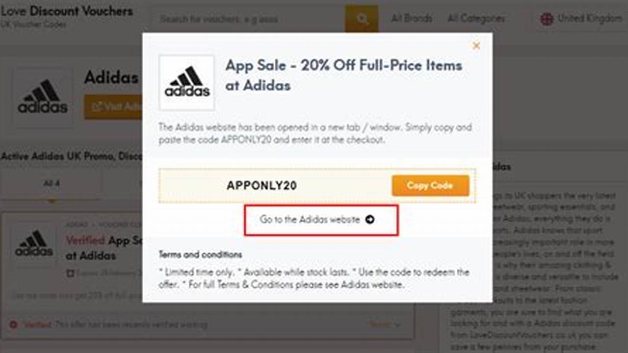 Promo Code Adidas 2024