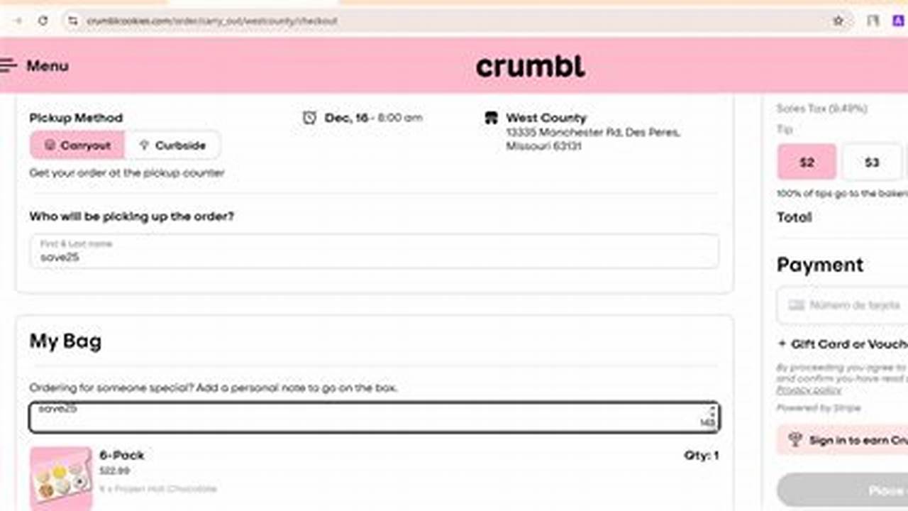 Promo Code For Crumbl Cookies 2024