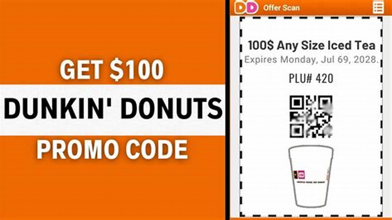 Promo Code For Dunkin Donuts