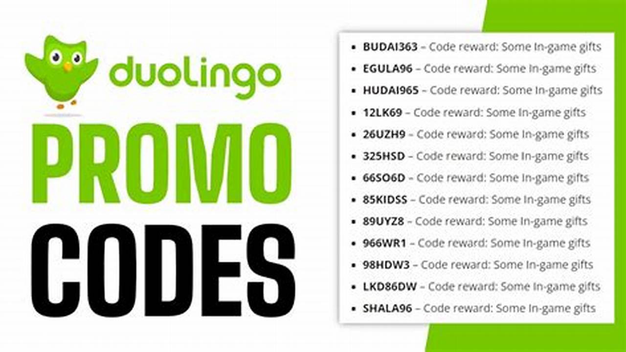 Promo Code For Duolingo 2025