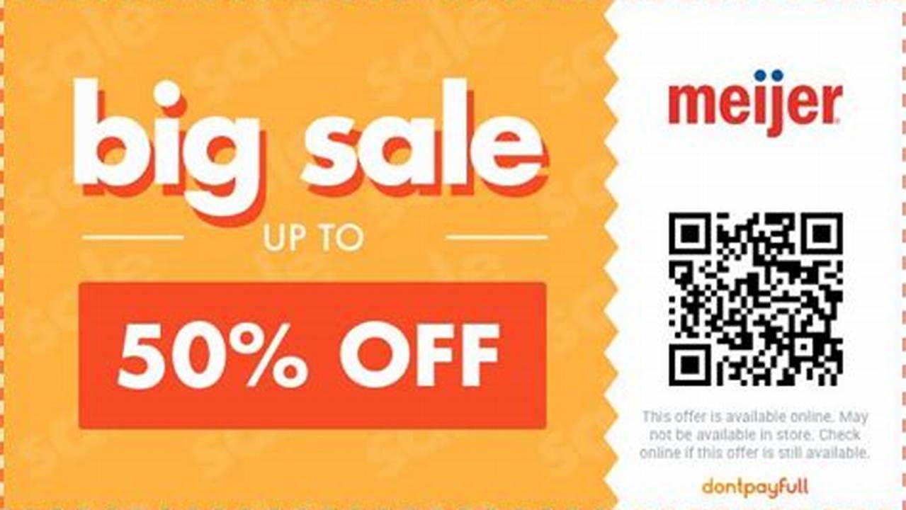 Promo Code For Meijer