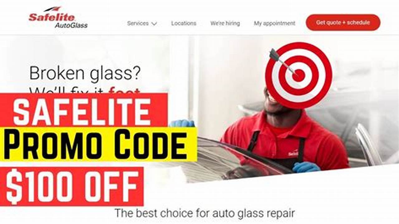 Promo Code For Safelite Glass