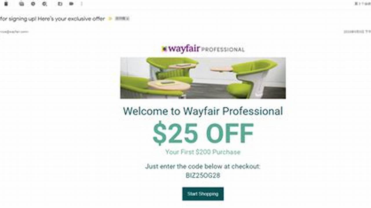 Promo Code For Wayfair 2024 September