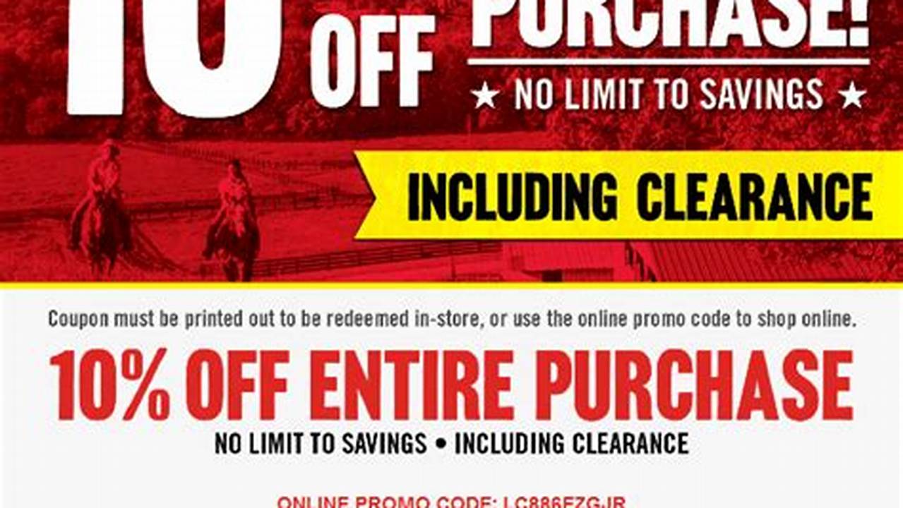 Promo Code Tractor Supply 2024