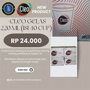 Promosi CLEO Gelas