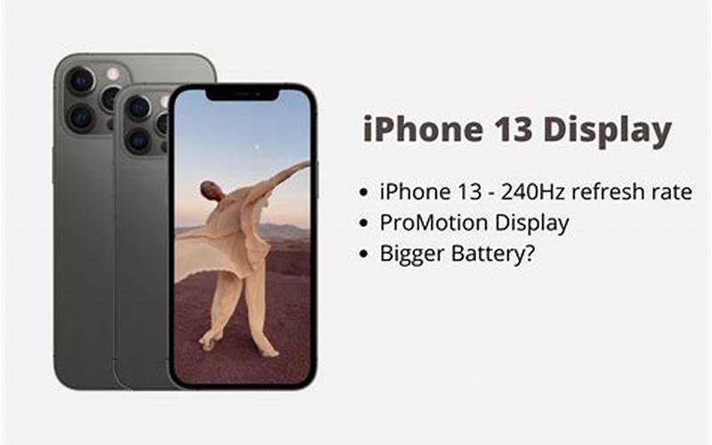 Promotion Display Iphone 13 Pro