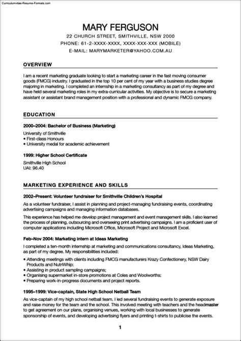 Promotional Model Resume Template