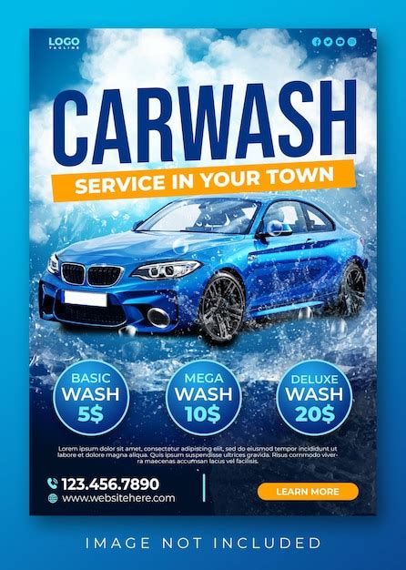 Promotional and Service Car Wash Signs