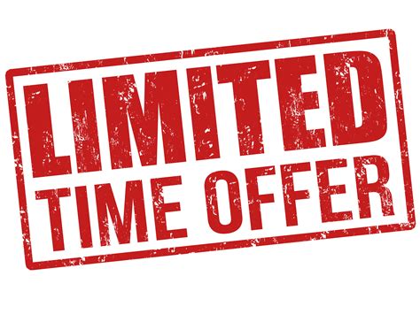 Promotions and Limited-Time Offers