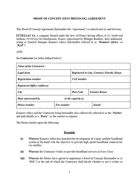 Proof Of Concept Document Template payment proof 2020