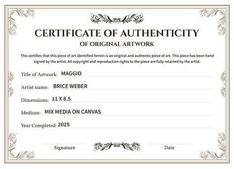Proof of authenticity