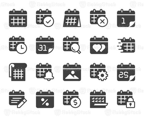 Proov Calendar Symbols