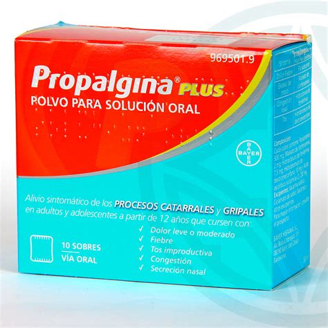 Propalgina Plus Polvo para Solución Oral, 10 Sobres | Comprar Online