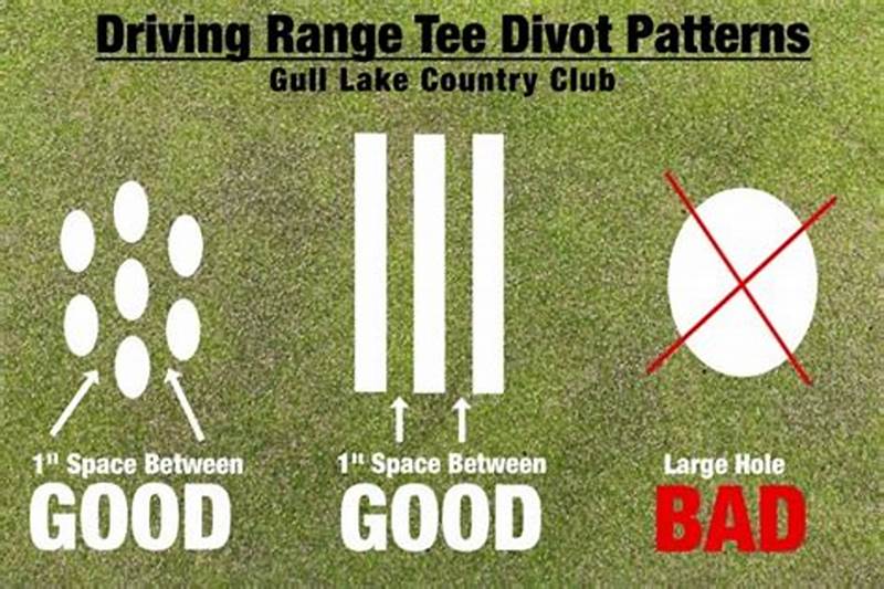 Proper Divot Pattern Driving Range