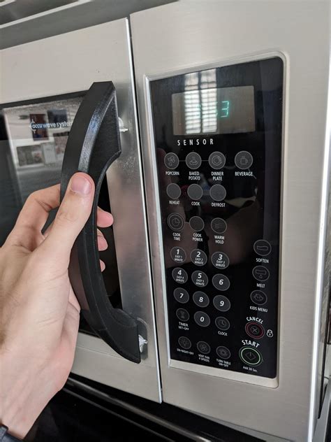 Proper Installation Of Microwave Handle