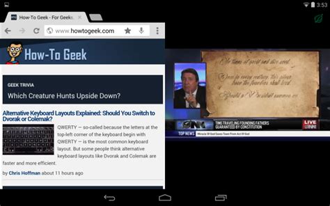 Proper multi-window multitasking on tablets