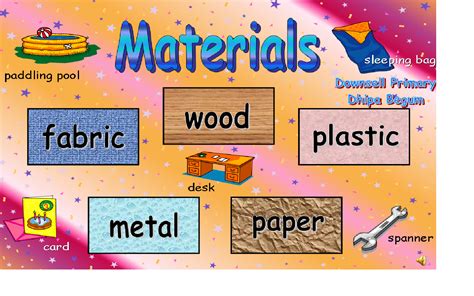 Properties in Classifying Materials