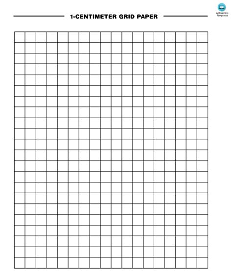 Properties of 1 cm x 1 cm Grid Paper