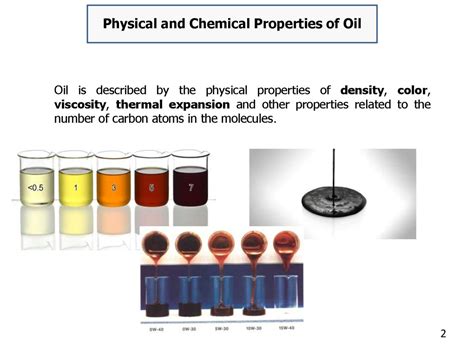 Properties of Oil