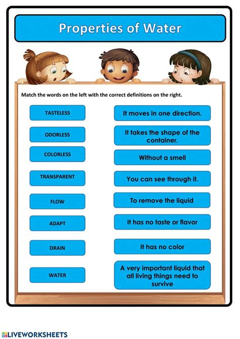 Properties of water exercise