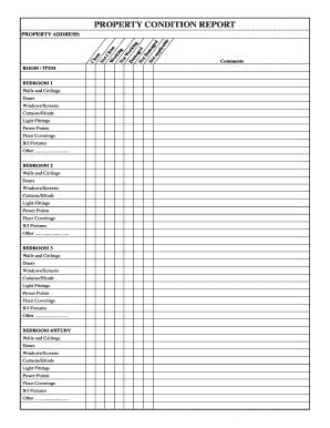 Property Condition Assessment Checklist Template