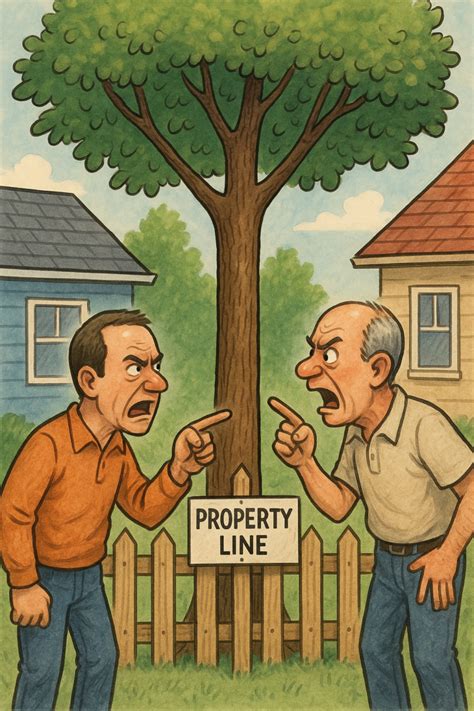 Property Line Tree Removal Dispute