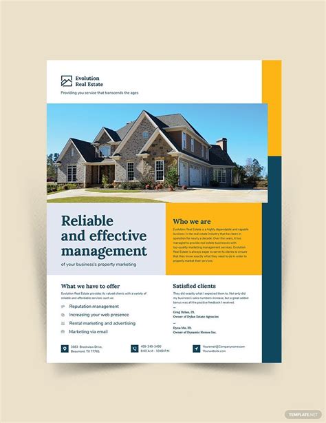 Property Management Flyer Templates
