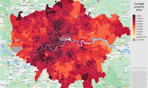 SouthWestLondon house prices in maps and graphs.