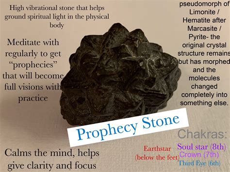 Unveiling the Mystical Nature of Prophecy Stone: A Comprehensive Guide to its Metaphysical Properties!