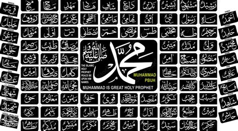 Prophet Muhammad Pbuh Names