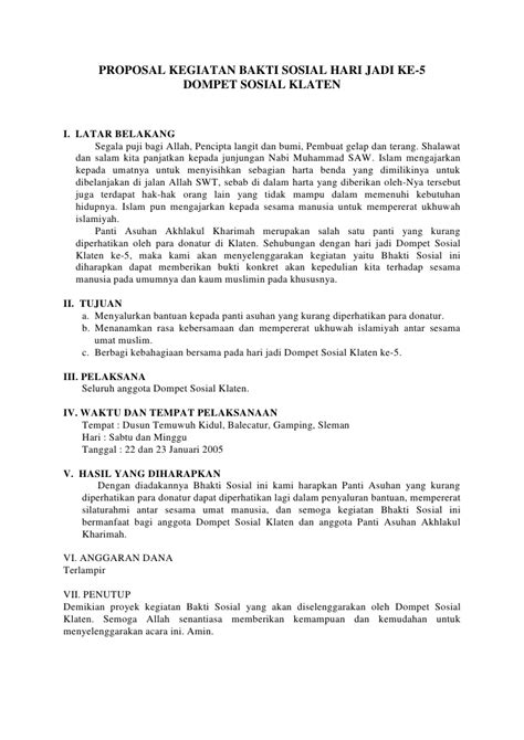 Proposal Minta Sumbangan