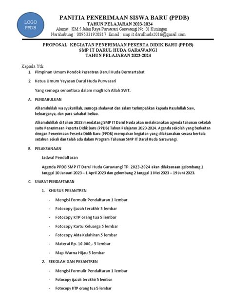 Proposal Ppdb Smp