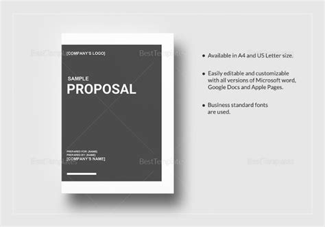 Proposal Template - 31+ Free Word, PDF, Indesign Format Download