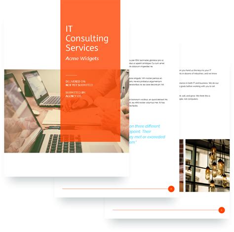 Proposal Template For Services