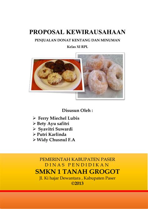 Proposal Tentang Makanan