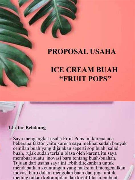 Proposal Usaha Ice Cream