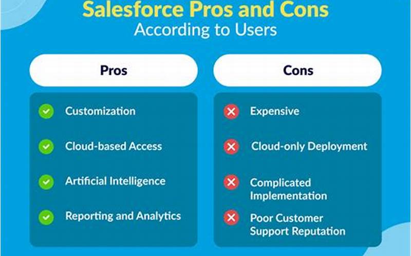 Pros And Cons Of Salesforce