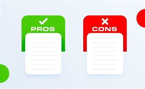 Pros And Cons list
