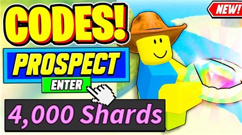 Prospecting Codes Roblox