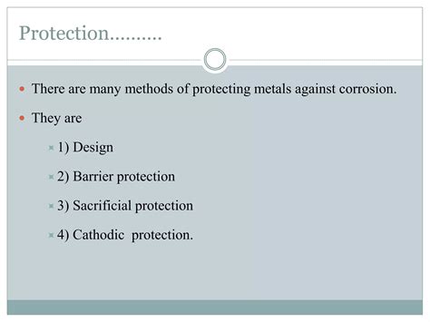 Protecting Soft Metals