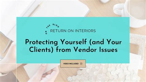 Protecting Yourself from Vendor Mishaps