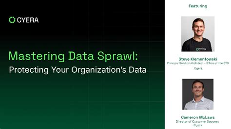 Protecting data and preventing sprawl