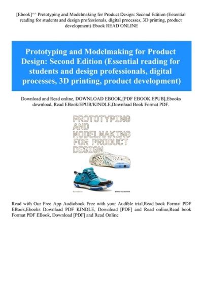 Prototyping And Modelmaking For Product Design: Second Edition