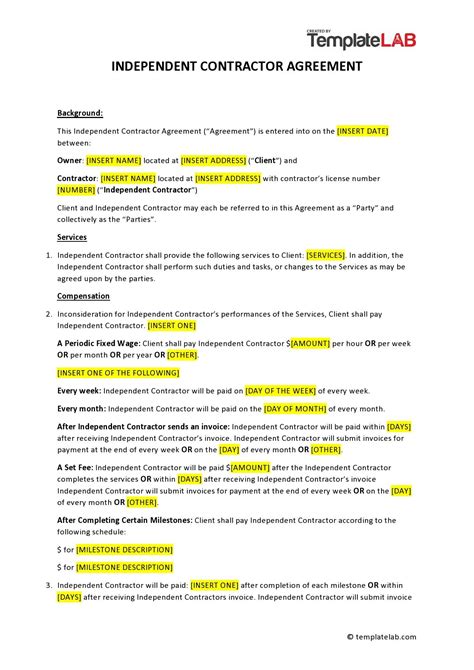 Free Purchase Agreement Template Of Free Contract Templates Word Pdf