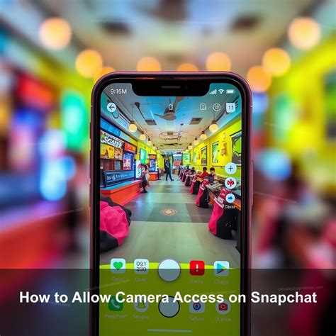Provide Camera Access to Snapchat on iOS