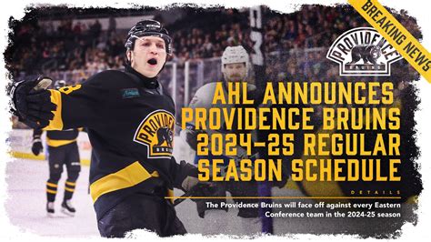PBRUINS ANNOUNCE FULL 202122 REGULAR SEASON SCHEDULE Providence Bruins