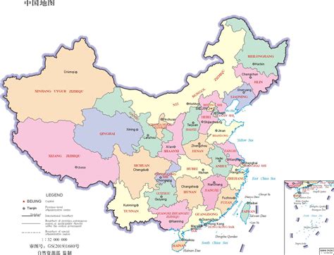 Provincial Map Of China